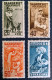 Sarre Série 103 à 106 Neufs *, Traces De Charnières, Voir Scan. - Unused Stamps