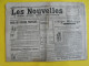 Journal Les Nouvelles De Durtal Seiches Tiercé Et Chateauneuf. N° 13 Du 22 Avril 1928. Rare Journal Local Du 49 - Other & Unclassified