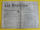 Journal Les Nouvelles De Durtal Seiches Tiercé Et Chateauneuf. N° 7 Du 11 Mars 1928. Rare Journal Local Du 49 - Other & Unclassified