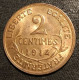 FRANCE - 2 CENTIMES 1914 - Daniel-Dupuis - Gad 107 - KM 841 - 2 Centimes