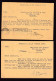 DDFF 986 -- BELGIQUE VELO - 2 X Carte Illustrée TP Petit Sceau BRUXELLES 1937 - Posenaer, Accessoires Cycles Et Autos - Wielrennen