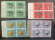 Delcampe - 20346 - Pro Patria 1965 -1975  Blocs De 4 ° Oblitérés - Used Stamps