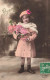 FETES - VOEUX - Nouvel An - Bonne Année - Jeune Fille Tenant Un Bouquet De Fleur - Colorisé - Carte Postale Ancienne - Anno Nuovo