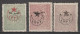 1916 - TURQUIE - YVERT N°343/345 * MH - COTE = 66.7 EUR. - Ungebraucht