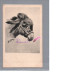 CPA - Illustration Animaux - Un Jolie Ane Signé E.V.M Animal - Donkeys