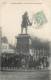 94 CHOISY-LE-ROI. Statue Place Rouget-de-l'Isle Grosse Animation 1906 - Choisy Le Roi