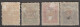 1916 - TURQUIE - SERIE COMPLETE YVERT N°381/384 * MH - COTE = 132 EUR. - Nuovi