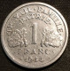 FRANCE - 1 FRANC 1944 B - Bazor - Aluminium - Gad 471 - KM 902.2 - 1 Franc