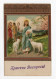 1930? KINGDOM OF YUGOSLAVIA,EASTER CARD,HRISTOS VOSKRESE,SHEEP,ILLUSTRATED POSTCARD,MINT - Jugoslawien