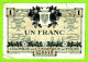 FRANCE / CHAMBRE De COMMERCE De TOURS / 1 FRANC / 9 MAI 1920 / 559046 / SERIE 2eme - Chambre De Commerce