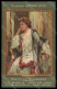 Artist Signed Chabas Lady Collection Lefevre Advertising Art Nouveau Pc VK8085 - Publicité