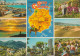 Spanien - Gran Canaria - 7 Old Views - Ansichten - Map -2x Nice Stamps - Gran Canaria