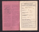 DDGG 003 -- BELGIQUE VELO -  Armée Belge 1940,Carnet De Controle 16 Pg- Vélo Marque BURY- Cachet Ministère De La Défense - Vélo