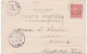 36748# CARTE POSTALE Obl BLAMONT MEURTHE ET MOSELLE 1904 MÜHLBACH HAUT RHIN CONVOYEUR LIGNE CIREY A AVRICOURT - Railway Post