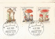 First Day Cancels 1018 - 1022 Czechoslovakia  Mushrooms 1958 - Paddestoelen