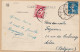 36762# CARTE POSTALE TAXE BELGE ARLON Obl NANCY A LANGRES 1923 CONVOYEUR LIGNE MEURTHE ET MOSELLE HAUTE MARNE - Bahnpost