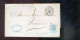 België OCB18 Gestempeld Op Brief Anvers-Verviers 1868 Perfect (2 Scans) - 1865-1866 Profiel Links