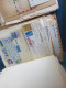 Delcampe - 1 Vrac De Lettres Et Timbres Et Divers ça Pése Environ 6 Kilos ,,, IMPOSSIBLE DE TOUT MONTRER - Vrac (max 999 Timbres)