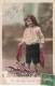 FETES - VOEUX - 1er Avril - Poisson D'avril - 1er Avril - Enfants - Poisson - Colorisé - Carte Postale Ancienne - Erster April