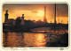 75 - Paris - La Seine Et Ses Bords - Crépuscule Sur La Seine Et La Tour Eiffel - Coucher De Soleil - CPM - Voir Scans Re - Die Seine Und Ihre Ufer