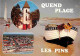 80 - Quend Plage Les Pins - Multivues - Plage - Flamme Postale - CPM - Voir Scans Recto-Verso - Quend