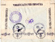 Italien 1941, Zensur Brief M. 3 Marken V. PAVIA N. Dänemark. Nachsendung - Unclassified