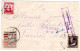 Spanien 1937, 5+25+10 C. Por La Patria Auf Zensur Brief V. ALBAN N. Argentinien - Storia Postale