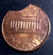 USA 1999, CLIPPED PLANCHET ERROR LINCOLN MEMORIAL PENNY CENT Coin, Gomaa - 1959-…: Lincoln, Memorial Reverse