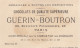 CHROMO CHOCOLAT GUERIN BOUTRON -  LE BON VIN REJOUIT LE COEUR DE L'HOMME - Guerin Boutron