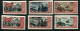 Russia 1947 Mi 1162-67 A MNH ** - Unused Stamps