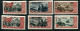 Russia 1947 Mi 1162-67 A MNH ** - Ungebraucht