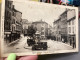 CPA 69 THIZY PLACE DU COMMERCE ET RUE PERRIN FRERES Commerces Vieilles Voitures Carte Rare Magasin Personnes - Thizy