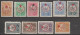 1916 - TURQUIE - SERIE COMPLETE YVERT N°397/406 * MH - COTE = 485 EUR. - Ongebruikt