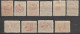 1916 - TURQUIE - SERIE COMPLETE YVERT N°397/406 * MH - COTE = 485 EUR. - Ungebraucht