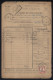 Taxe Yvert N° 58 Seul Sur Bordereau Des Valeurs A Recouvrer N° 1485 - Oblitéré Annecy - 04/1928 - 1859-1959 Lettres & Documents