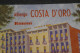 Belle Ancienne Petite Affiche Originale,Italie,Albergo Costa D'Oro, Rimini,135 / 85 Mm. - Posters