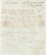 1814 - Lettre De Voiture V. S. B. Vve Sarran Et Bazille De Béziers Pour Fauchey à Bordeaux - Signé Longuelance - 1800 – 1899