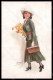 Artist Signed Usabal L. Fashion Glamour Lady Serie 316-3 Postcard VK7919 - Other & Unclassified