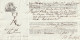 1817 - Connaissement Maritime Illustré De  Bordeaux Pour ROTTERDAM - Navire ARIUS - Capitaine Harlingen - 1800 – 1899