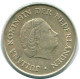 1/4 GULDEN 1970 NIEDERLÄNDISCHE ANTILLEN SILBER Koloniale Münze #NL11667.4.D.A - Nederlandse Antillen
