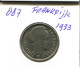 5 FRANCS 1933 FRANCE Pièce Française #AN378.F.A - 5 Francs