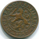 1 CENT 1957 NETHERLANDS ANTILLES Bronze Fish Colonial Coin #S11035.U.A - Nederlandse Antillen