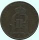 5 ORE 1890 SWEDEN Coin #AC637.2.U.A - Suecia