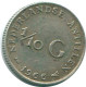 1/10 GULDEN 1966 NIEDERLÄNDISCHE ANTILLEN SILBER Koloniale Münze #NL12857.3.D.A - Nederlandse Antillen