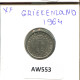 50 LEPTA 1964 GRECIA GREECE Moneda #AW553.E.A - Grèce