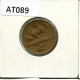 2 CENTS 1974 SÜDAFRIKA SOUTH AFRICA Münze #AT089.D.A - Sud Africa