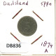 5 PFENNIG 1874 A GERMANY Coin #DB836.U.A - 5 Pfennig