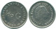 1/10 GULDEN 1966 NIEDERLÄNDISCHE ANTILLEN SILBER Koloniale Münze #NL12894.3.D.A - Netherlands Antilles