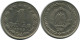 1 DINAR 1965 YUGOSLAVIA Coin #AZ589.U.A - Yugoslavia