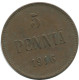 5 PENNIA 1916 FINLAND Coin RUSSIA EMPIRE #AB149.5.U.A - Finlandia
